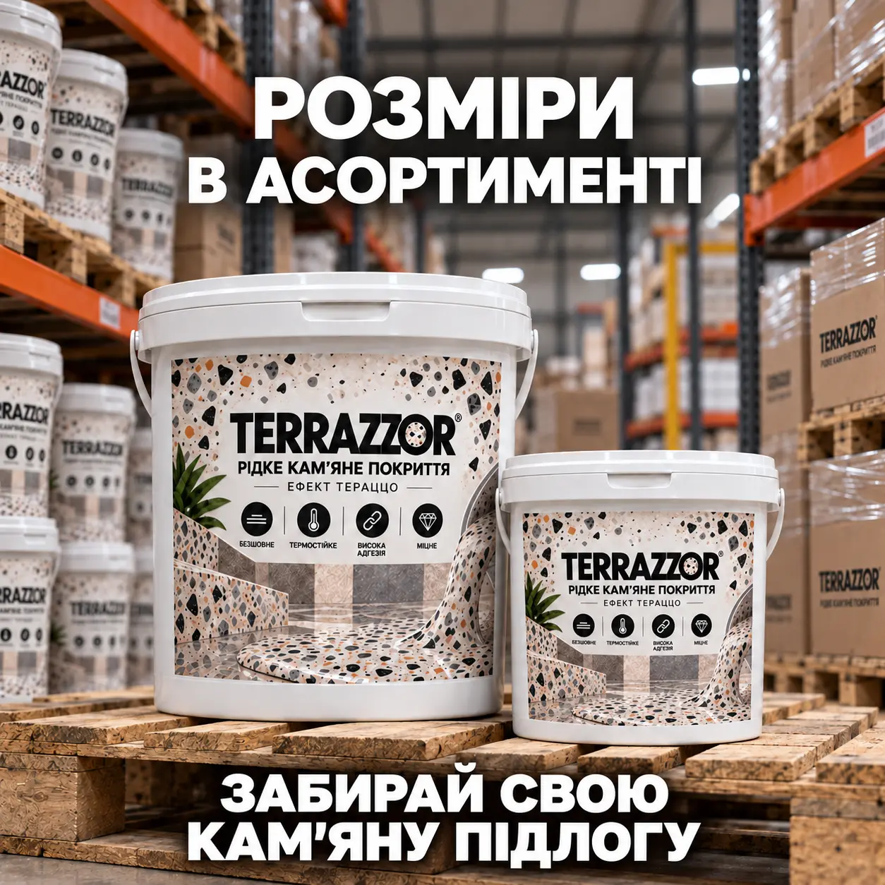 Декоративне покриття TERRAZZOR